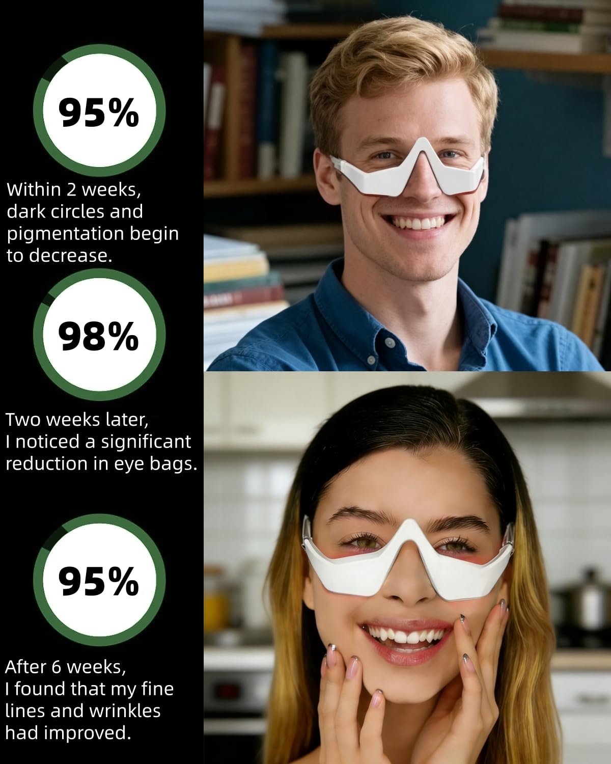 Light Therapy Glasses - Dispositivo de terapia de luz roja