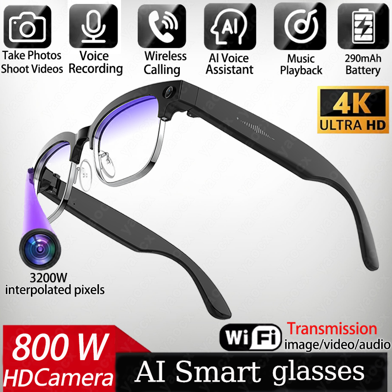 Gafas Inteligentes 4K con IA,  - Smart Glasses Lens reseña y precio