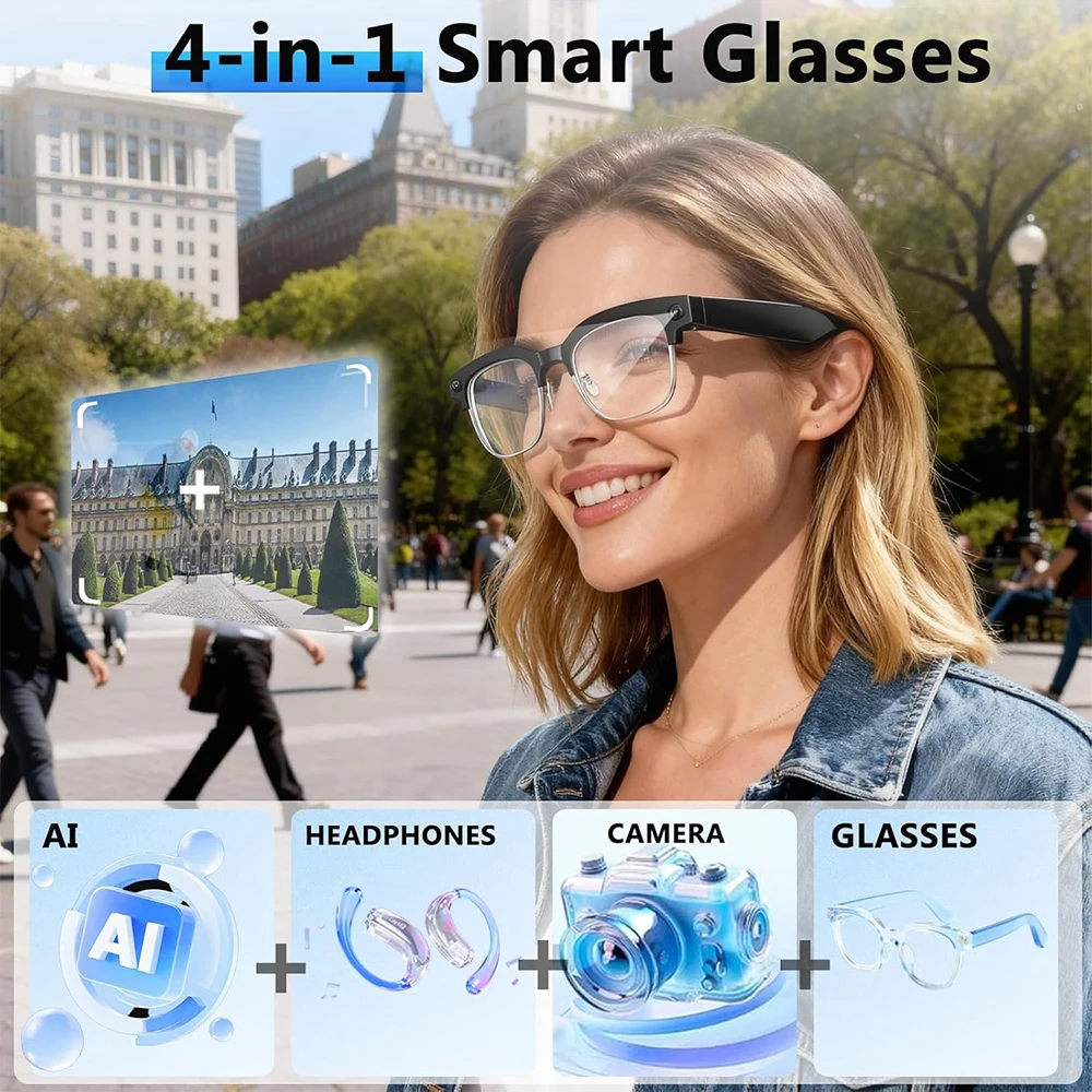Gafas Inteligentes 4K con IA,  - Smart Glasses Lens reseña y precio