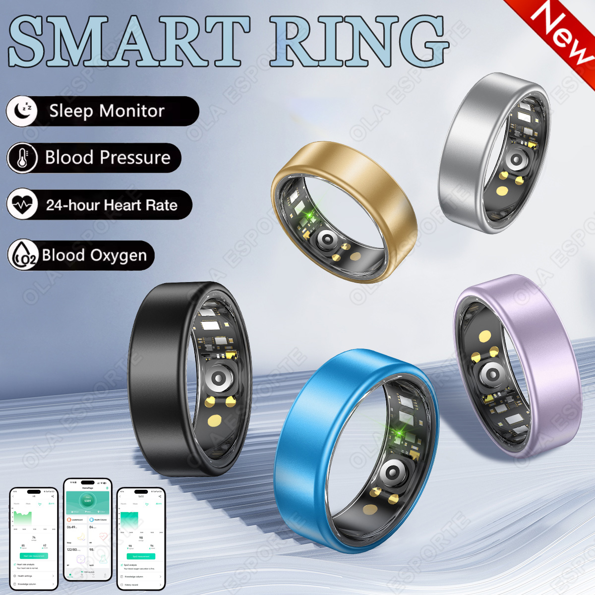 Nuevo anillo inteligente R09 p - Temperature Ring Skin reseña y precio