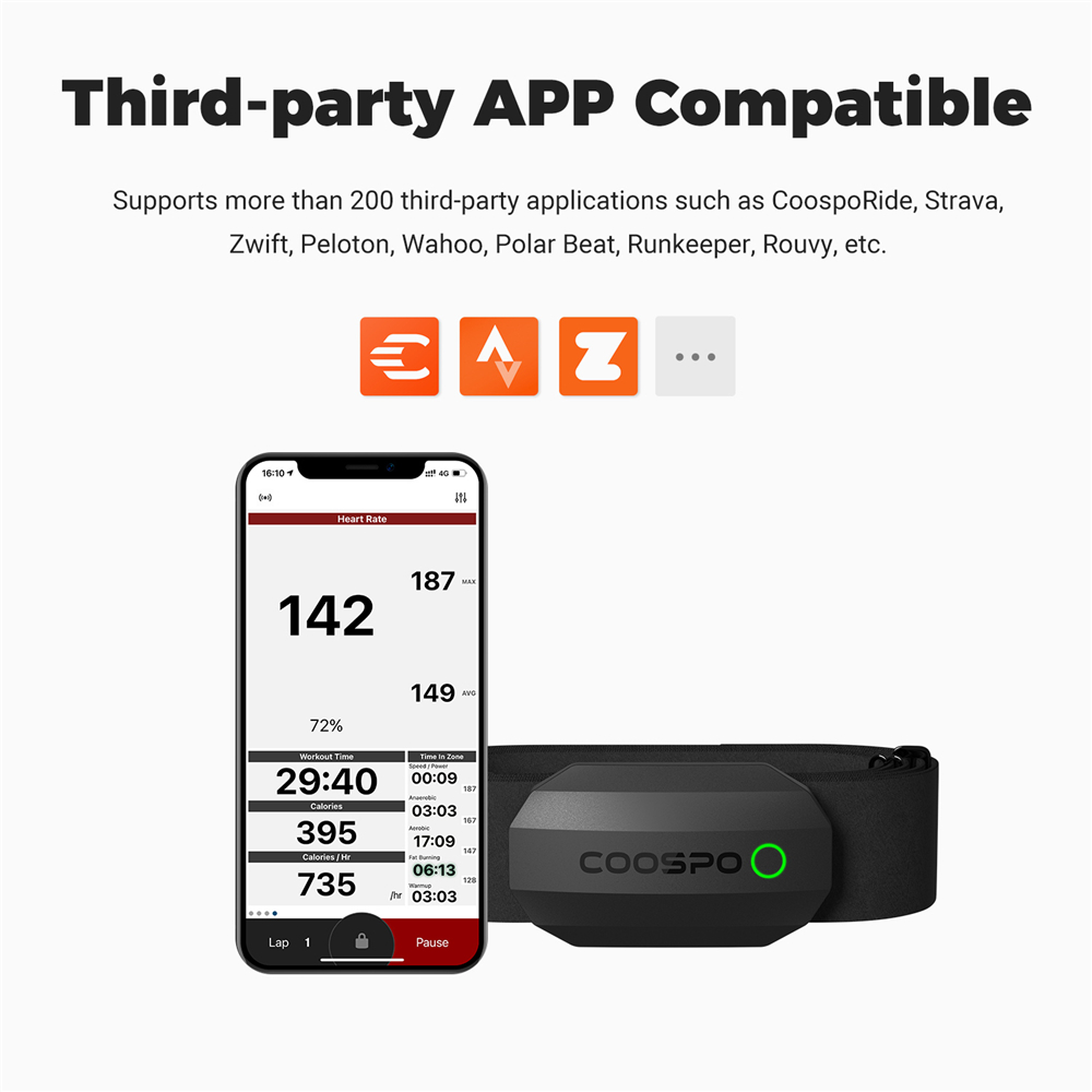 COOSPO-Sensor de ritmo cardíac - Breath Rate Monitor reseña y precio