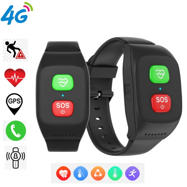 Reloj Inteligente 4G con Detec - Fall Detection Watch reseña y precio