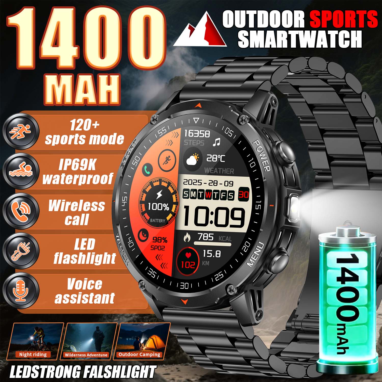 Reloj Inteligente Militar 2026 - Smart Insole Pressure reseña y precio