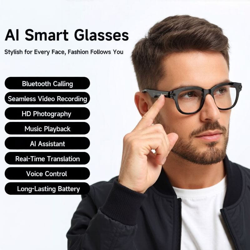 Gafas Inteligentes FLAUNT AI c - Smart Glasses Lens reseña y precio