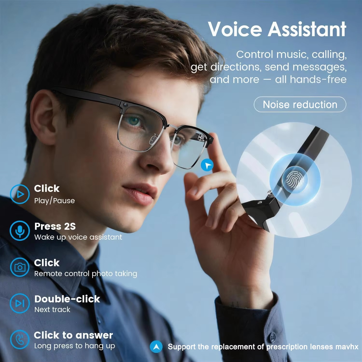 Gafas Inteligentes con Cámara  - Smart Glasses Lens reseña y precio